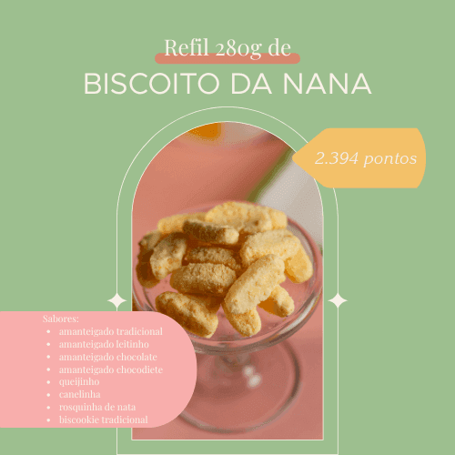 Refil de 280g de Amanteigado ChocoDiet